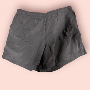 Columbia Sandy River Shorts Womens Large Black Inner Drawstring Pockets